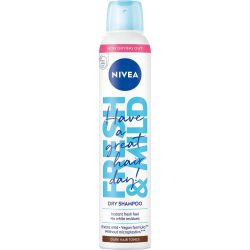 Nivea Fresh & Mild сух шампоан тъмни тонове (200 мл)