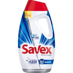 Savex 2in1 White течен препарат за пране, 45 пранета (1.8 л)