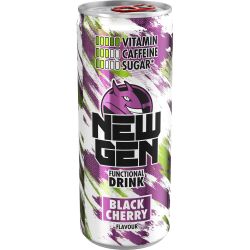 Hell New Gen черна череша функционална напитка (250 мл)