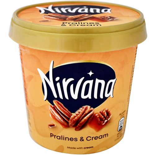 Nirvana сладолед пралини с крем (750 мл)