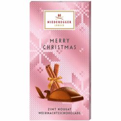 Niederegger коледен шоколад с канела и нуга (100 г)