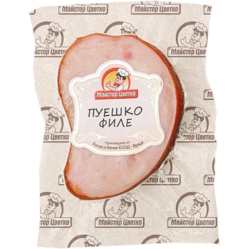 Майстор Цветко формован деликатес с пуешко филе, вакуум (250 г)