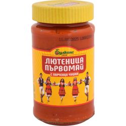 Булконс Първомай лютеница с парченца чушка (265 г)