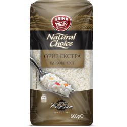 Krina Natural Choice ориз екстра едрозърнест (500 г)