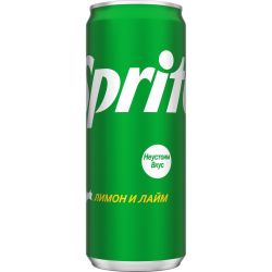 Sprite лимон и лайм газирана безалкохолна напитка (330 мл)