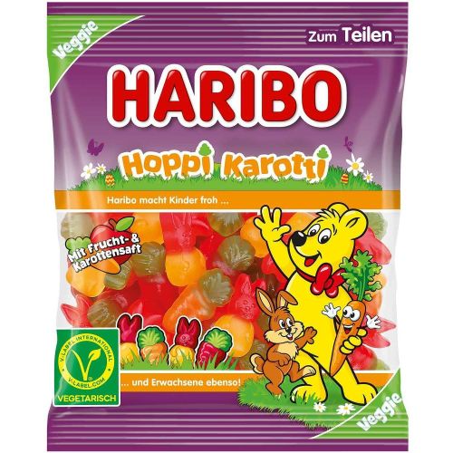 Haribo желирани плодове с морковен сок (175 г)