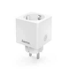 Hama Smart Mini WiFi контакт с гласов контрол, 3680 W (1 бр.)