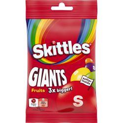 Skittles Giants плодови дъвчащи бонбони (116 г)