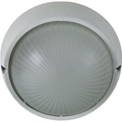 Влагозащитна плафониера, бяла, MAX, 60W, 60W, E27, IP44 (1 бр.)