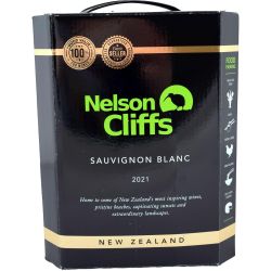 Nelson Cliffs бяло вино совиньон блан, Bag in Box (3 л)