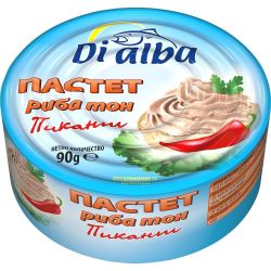 Di Alba пастет риба тон пикант (90 г)