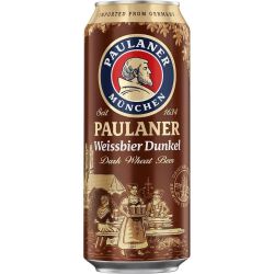 Paulaner Weissbier бира тъмна, кен (500 мл)
