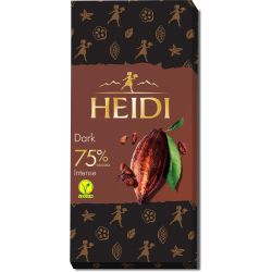 Heidi Dark Intense тъмен шоколад със 75% какао (80 г)