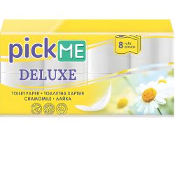Pick Me Deluxe тоалетна хартия лайка (8 бр.)