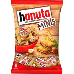 Hanuta Mini шоколадови вафли (200 г)