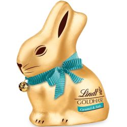Lindt шоколадов заек с карамел и сол (100 г)