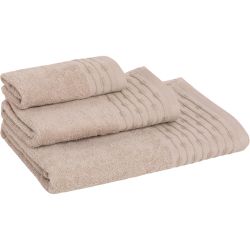 Dilios Тея хавлия от рециклиран памук 30 см х 50 см, сиво (1 бр.)