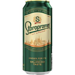 Staropramen бира в кен (500 мл)
