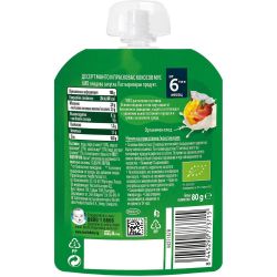 Gerber пауч манго и праскова с кокосов мус (80 г)