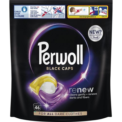 Perwoll Black Caps гел капсули за пране, 46 пранета (46 бр.)