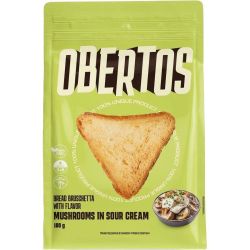 Obertos пшенични крутони с вкус на гъби и сметана (100 г)