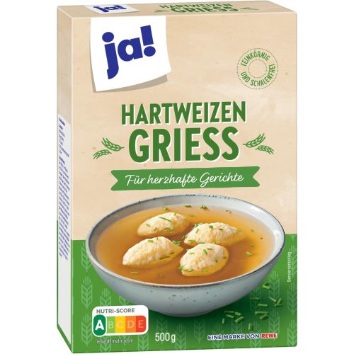 Ja! твърд пшеничен грис (500 г)