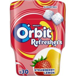 Orbit Refreshers дъвки ягода и лимон (30 бр.)