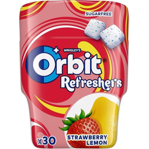 Orbit Refreshers дъвки ягода и лимон (30 бр.)