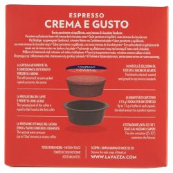 Lavazza Espresso Crema e Gusto кафе капсули съвместими с A Modo Mio (16 бр.)