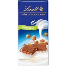 Lindt Maître Chocolatier млечен школад с лешници (100 г)