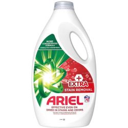 Ariel Extra+ течен перилен препарат, 70 пранета (3.15 л)