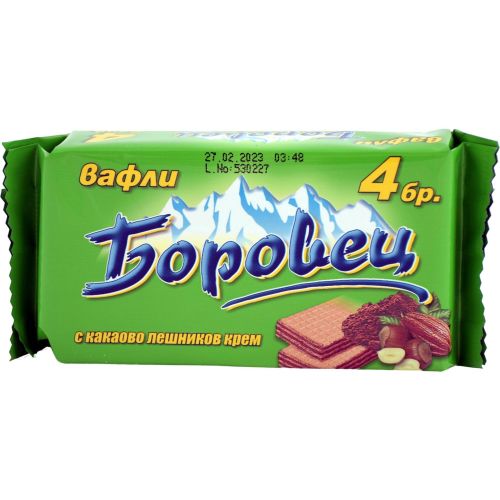 Боровец вафли с какаово лешников крем (120 г)