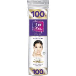 Pom Pon памучни тампони за почистване на грим (100 бр.)
