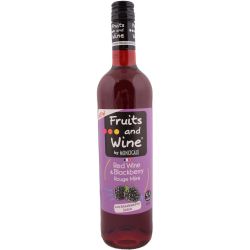 Fruits & Wine by Moncigale плодово червено вино и къпина (750 мл)