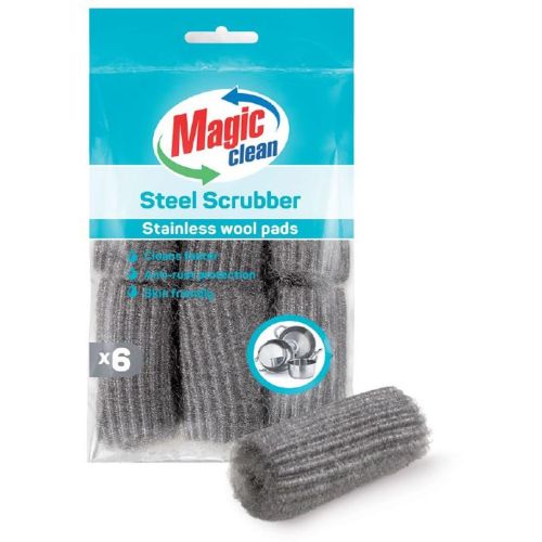 Magic Clean финна домакинска тел за почистване, 6 бр., 6 х 5 см (1 бр.)