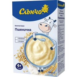 Слънчо пшенична млечна каша, 4+ месеца (200 г)