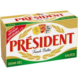 President краве масло със сол 80% (250 г)