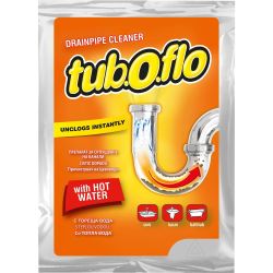 Tub.o.flo препарат за отпушване на канали с топла вода (60 г)