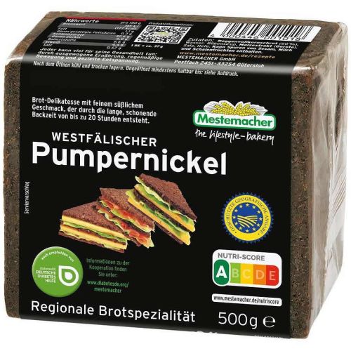 Mestemacher Pumpernickel ръжен хляб (500 г)