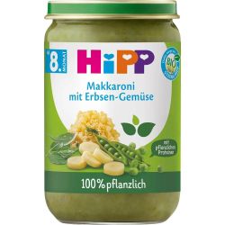Hipp био яхния от макарони с грах (220 г)
