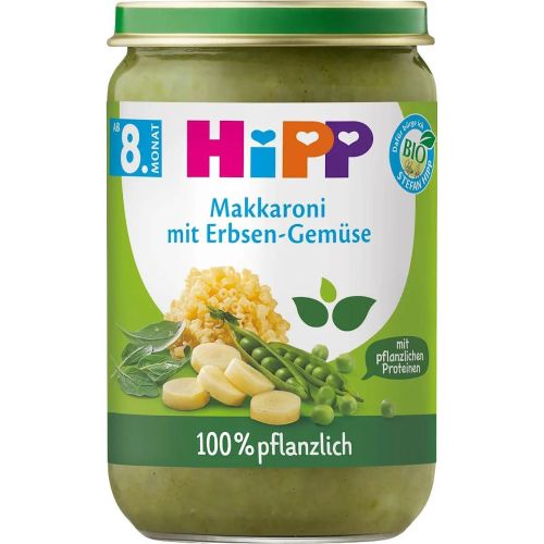 Hipp био яхния от макарони с грах (220 г)