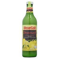 Wesergold сок от лимон 100% (750 мл)