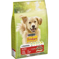 Purina Friskies Active храна за кучета в зряла възраст, активни храна за кучета (500 г)