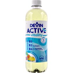 Devin Minerals with Vitamins вода с манго, ананас и кофеин (425 мл)