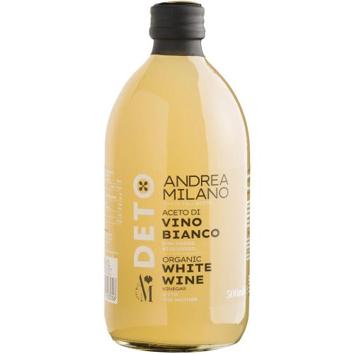 Andrea Milano нефилтриран бял винен оцет (500 мл)