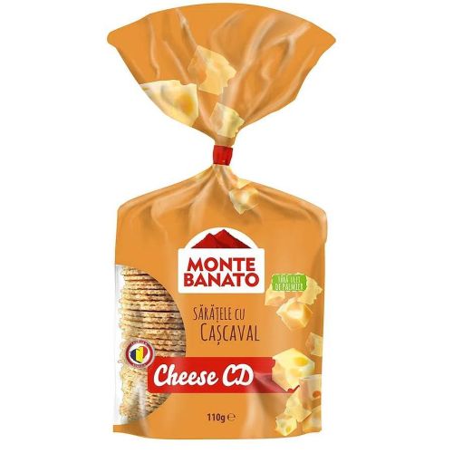 Monte Banato Cheese CD крекери с кашкавал (110 г)