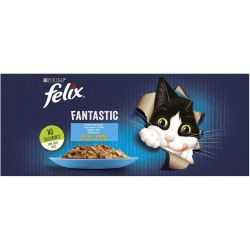 Purina Felix пауч храна за котка с риба тон, 12 бр. х 85 г (1.02 кг)
