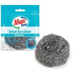 Magic Clean Steel Scrubber неръждаема тел кърли (1 бр.)