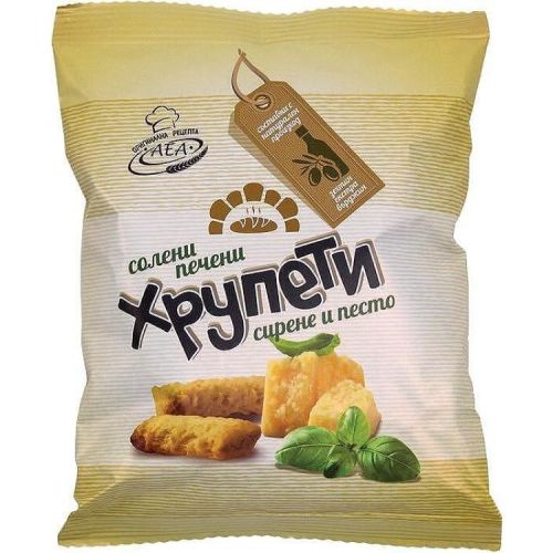 АЕА Хрупети с песто и сирене (80 г)