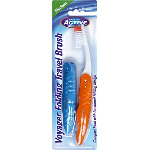 Beauty Formulas Voyager Folding сгъваема четка за зъби (2 бр.)